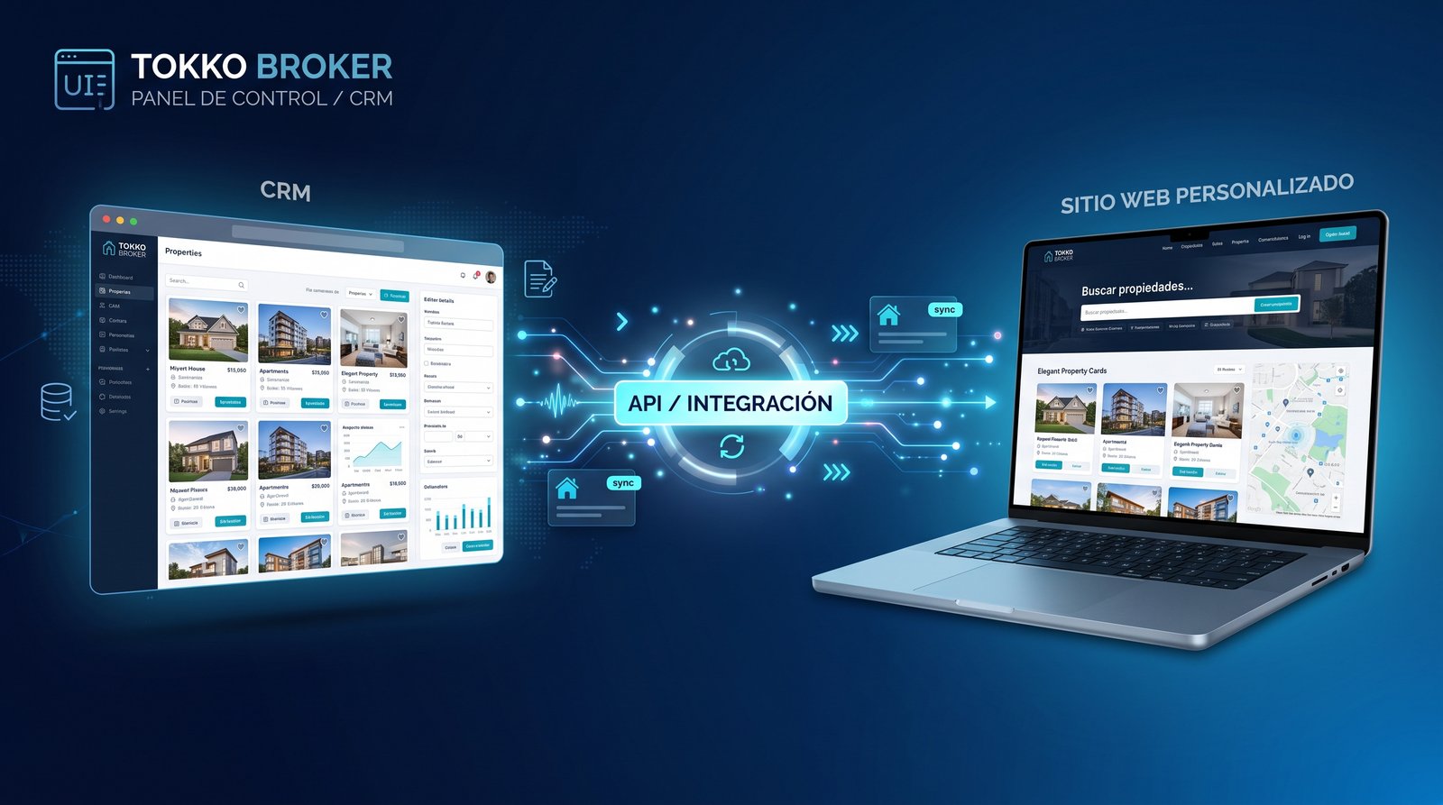 Integración Tokko Broker + Sitio Web Personalizado